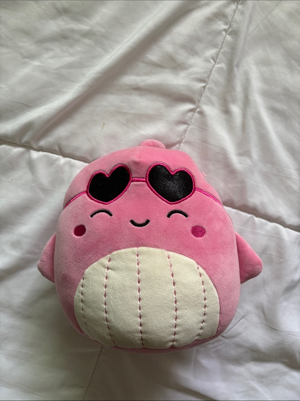 Pink Heart-Sunglasses Plush Toy